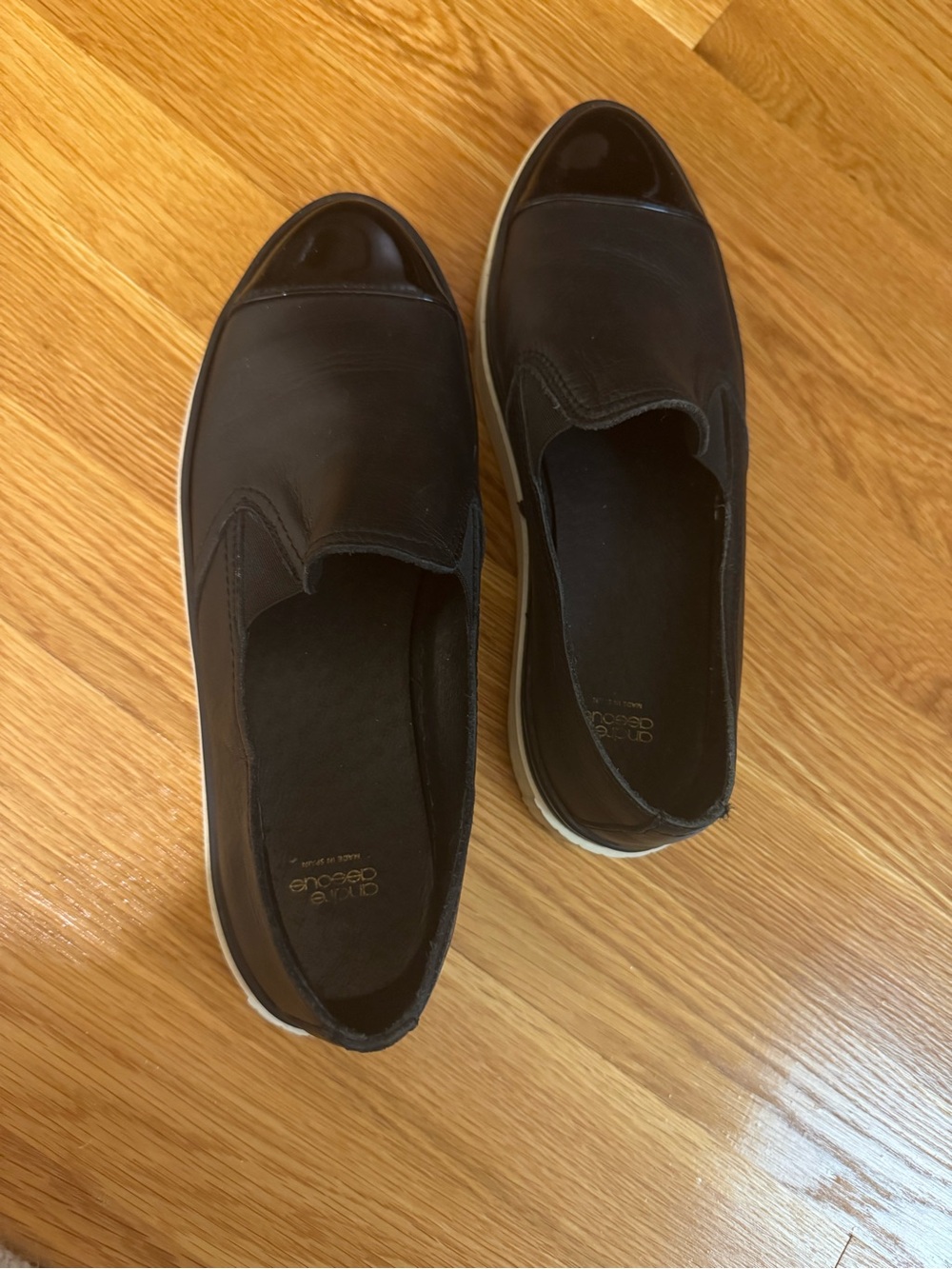 Andre Assous Black Flats